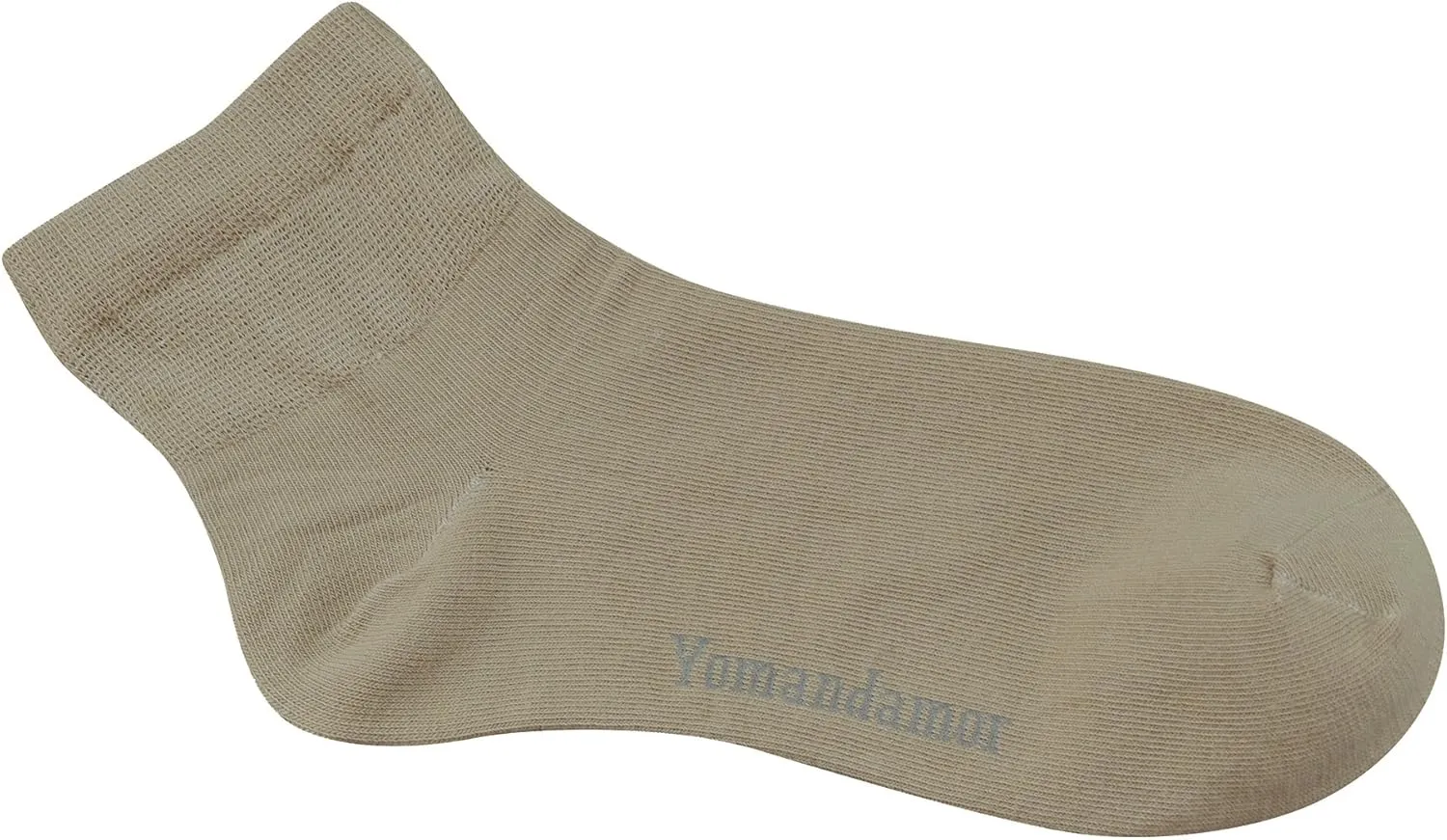 Yomandamor Men's 6 Pairs Combed Cotton Diabetic Ankle Socks with Seamless Toe and Non-Binding Top