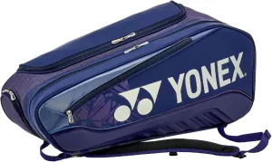 YONEX Expert Racquet Bag with YKK Zippers, Shoe Pocket, Spacious Compartments, Durable & Stylish Badminton Bag for 6 Racquets
