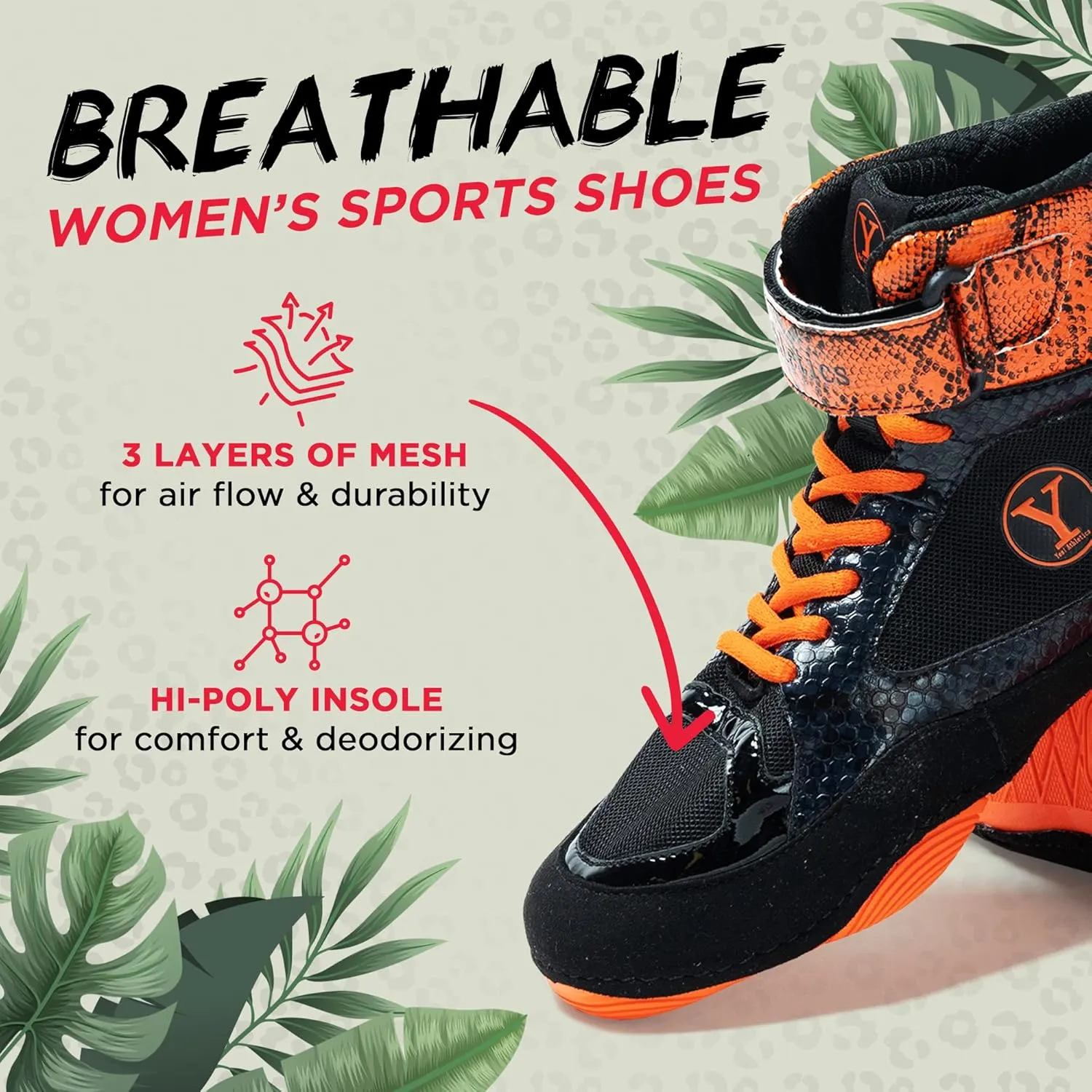 Youth Wrestling Shoes, 100% Anti-Slip Kids Wrestling Shoes, Durable Kids Boxing Shoes - Little Kid 11 to Big Kid 3 Sizes